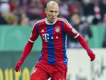 Zurück im Training bei Bayern München: Arjen Robben