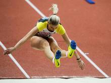 Kristin Gierisch sprang mit 14,25 m ins Finale