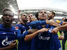 Der FC Schalke gewann sein Auswärtsspiel bei RB Leipzig