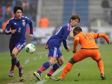 Bei 1860 im Gespräch: Yuya Osako (l.)
