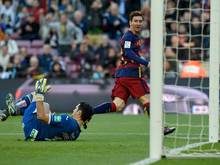 Messi erzielte einen Dreierpack gegen Granada