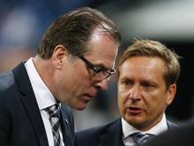 Clemens Tönnies deckt Horst Heldt den Rücken