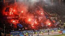 HSV-Fans beim Hamburger Derby