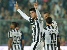 Später Treffer für Juventus Turin durch Alvaro Morata