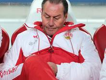 Huub Stevens bleibt weiter auf der Bank des VfB