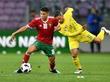 Keine Tore gab es im Spiel zwischen der Ukraine und Marokko