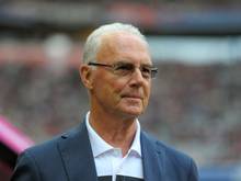 Franz Beckenbauer ist verwarnt worden