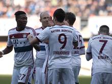 Den Bayern gelangen sechs Tore in Paderborn