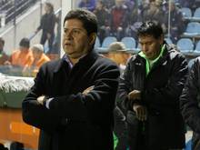 Neuer Nationaltrainer Boliviens: Eduardo Villegas (l.)