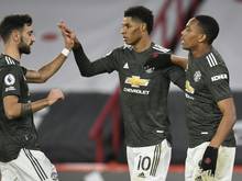 Manchester United holt sich drei Punkte gegen Sheffield