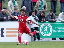 Frankfurts Kozue Ando erzielte das 1:0 beim FC Bayern