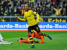 Aubameyang geht weiter für den BVB auf Torejagd