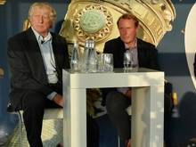Vogts (r.) und Rutemöller (l.) beim Ergo-Pokal-Talk