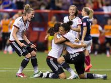 Die DFB-Damen feiern den Einzug ins WM-Halbfinale