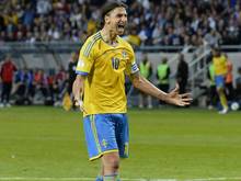 Dreierpack von Zlatan Ibrahimovic gegen Norwegen