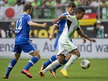 Luiz Gustavo bei seinem ersten Spiel für Wolfsburg