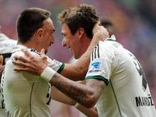 Ribery und Mandzukic treffen für die Bayern