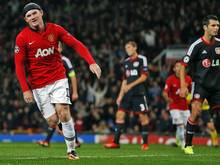 Gegen Bayer Leverkusen traf Wayne Rooney doppelt