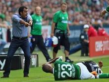 Dutt ist seit dieser Saison Chefcoach in Bremen