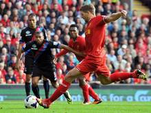 Steven Gerrad trifft für Liverpool