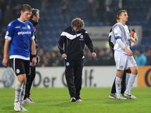 Niederlage für Bielefeld und Trainer Stefan Krämer (m.)