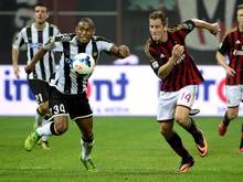 AC Mailand gewinnt gegen Udinese Calcio