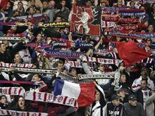 Die Fans von Olympique Lyon dürfen nicht zum Derby