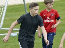 Brooklyn Beckham trainierte bei United mit