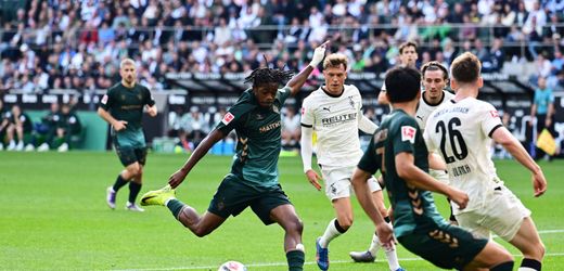 Fußball-Bundesliga: Gladbach fällt gegen Bremen auseinander