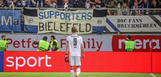 Arminia Bielefeld in der Relegation: Einzig Kapitän Fabian Klos zeigte Haltung