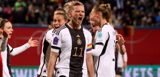 Nations League der Frauen: Deutschland schlägt Dänemark und hält Olympia-Traum am Leben