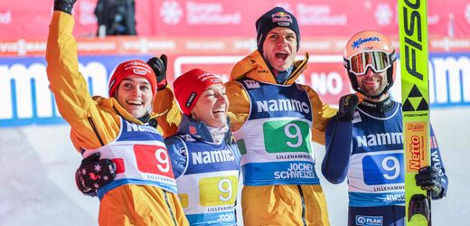 Skispringen in Lillehammer: Deutsches Mixed-Team gewinnt Weltcup-Auftakt