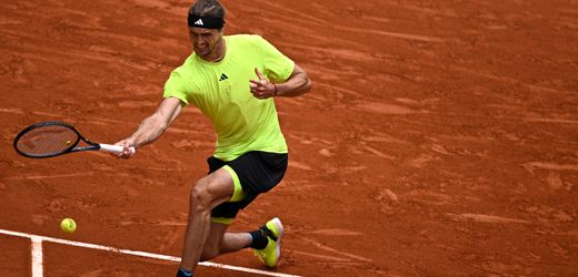 French Open: Alexander Zverev zieht problemlos in die zweite Runde ein