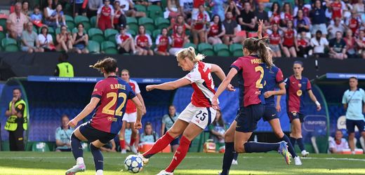 Champions League: Arsenal WFC gewinnt dank Stina Blackstenius gegen den FC Barcelona