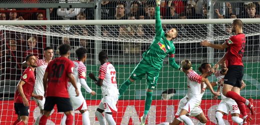 RB Leipzig gegen Wehen Wiesbaden: RB erreicht nur knapp die zweite Runde des DFB-Pokals
