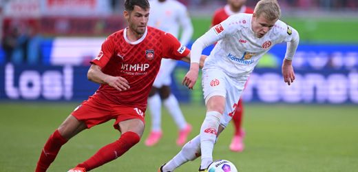 Fußball-Bundesliga: Mainz 05 bleibt nach Remis beim FC Heidenheim in der Abstiegszone
