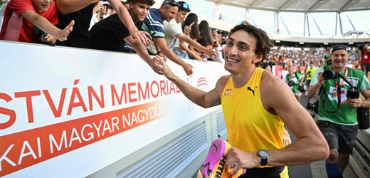 Leichtathletik: Mondo Duplantis verbessert zum 13. Mal Weltrekord im Stabhochsprung