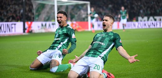 Bundesliga: Werder Bremen holt gegen Bayer Leverkusen zwei Rückstände auf