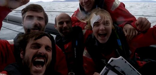 Boris Herrmann und die Crew der Malizia: Jubelstimmung am Kap Hoorn