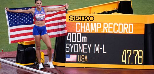 Leichtathletik-WM: Sydney McLaughlin-Levrone Weltmeisterin über 400 Meter