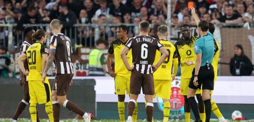 Fußball-Bundesliga: Borussia Dortmund verspielt Sieg beim FC St. Pauli