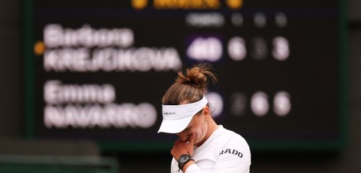 Wimbledon: Titelverteidigerin Barbora Krejcikova scheitert in Runde drei
