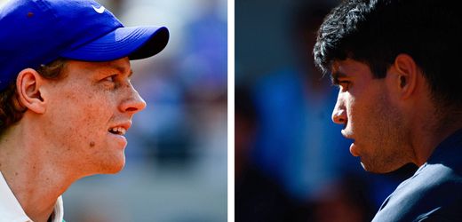 Tennis in Wimbledon: Jannik Sinner gegen Carlos Alcaraz - das neue Traumduell