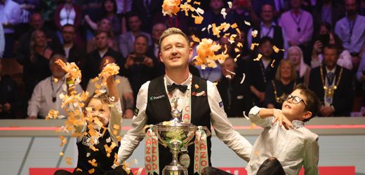 Kyren Wilson: Wie der kleine Sohn des neuen Snooker-Weltmeisters die Herzen der Zuschauer eroberte