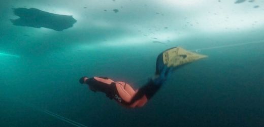 Valentina Cafolla: Diese Frau taucht 140 Meter unter Eis, ohne Luft zu holen - Weltrekord