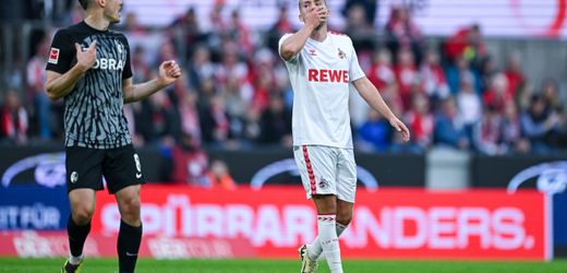 Fußball-Bundesliga: 1. FC Köln und SC Freiburg spielen 0:0 unentschieden