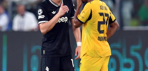 Champions League: 4:4 – Borussia Dortmund spielt bei Juventus Turin spektakulär remis