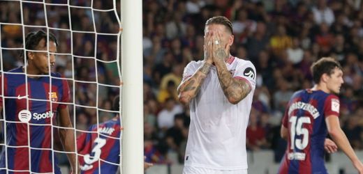 Spanische Liga: Sergio Ramos sorgt mit seinem Eigentor für den FC Sevilla für den Sieg des FC Barcelona