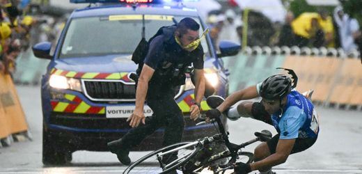 Tour de France: Bewährungsstrafe für Mann, der vor den Sprintern über die Ziellinie radeln wollte