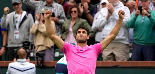 Tennis: Carlos Alcaraz gewinnt Finale von Indian Wells und ist wieder Nummer eins der Welt